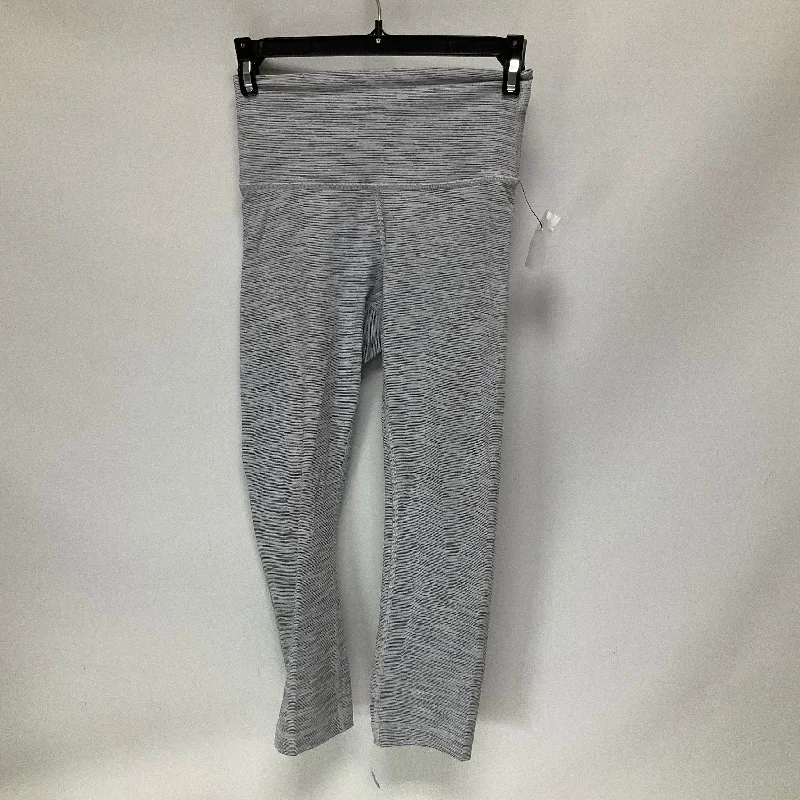 Athletic Leggings By Lululemon In Grey, Size: 4