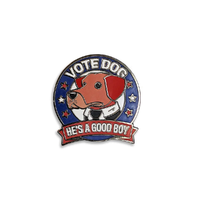 Vote Dog 2023 Enamel Pin