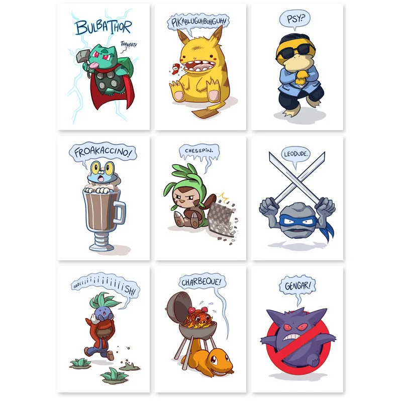 Jokemon Postcard Prints