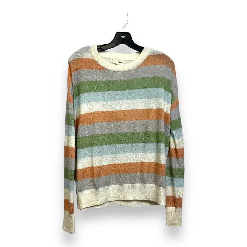 Sweater By Thread And Supply In Striped Pattern, Size: L