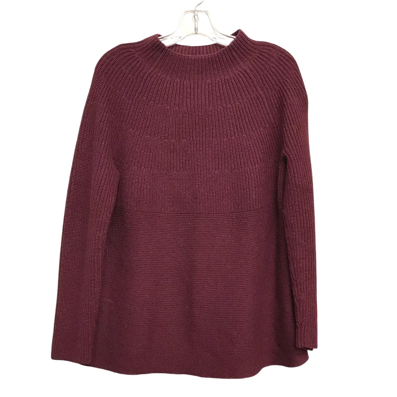 Sweater By J. Jill In Maroon, Size:M