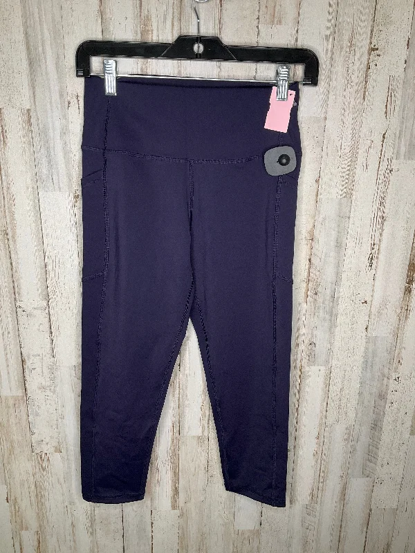 Athletic Leggings By Zyia In Purple, Size: M