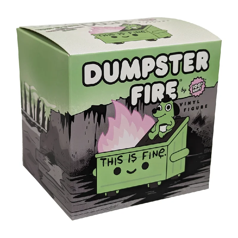 Dumpster Fire - This is Fine Vinyl Figure Glow Edition