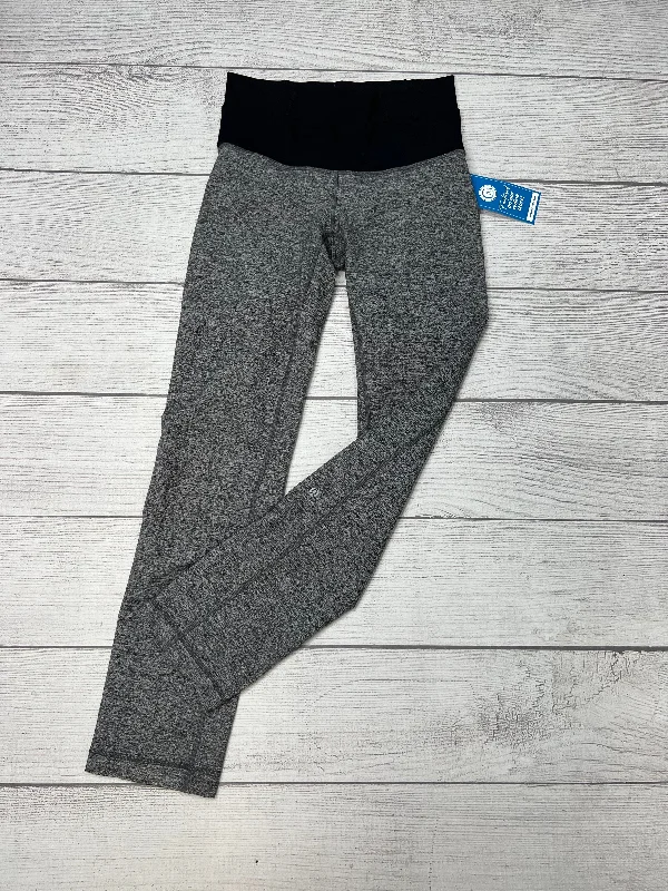 Athletic Leggings By Lululemon In Grey, Size: 6