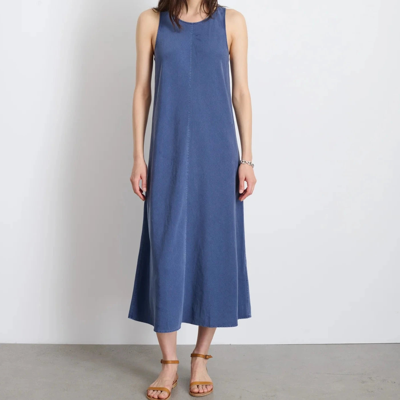 Scarlett Slip Dress, Dusty Blue