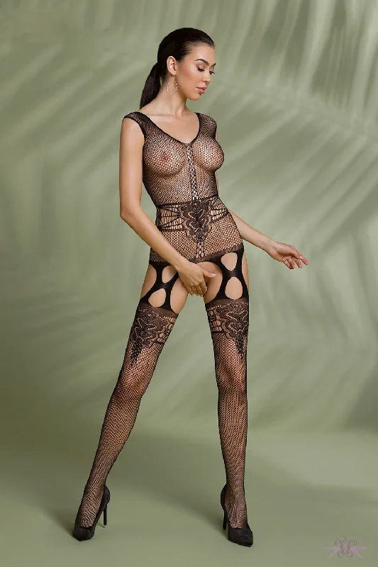 Passion Eco Courtney Black Bodystocking