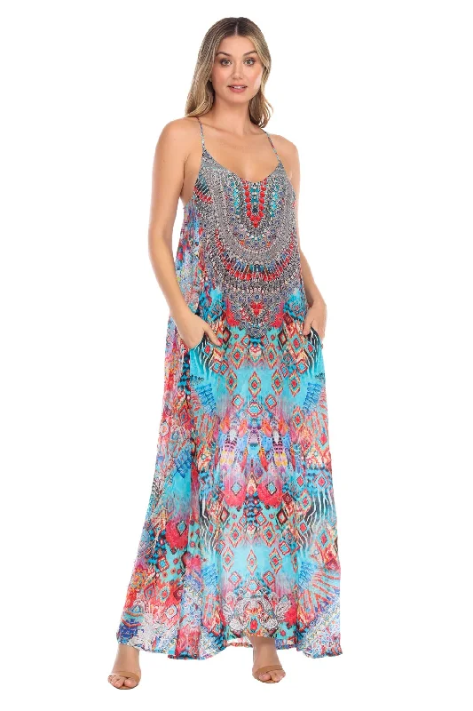 Harriet T-Back Maxi Dress