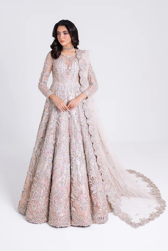 Pakistani Bridal Dress in Wedding Gown Dupatta Style