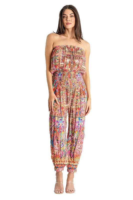 Chasing Dawn  Strapless Jumpsuit