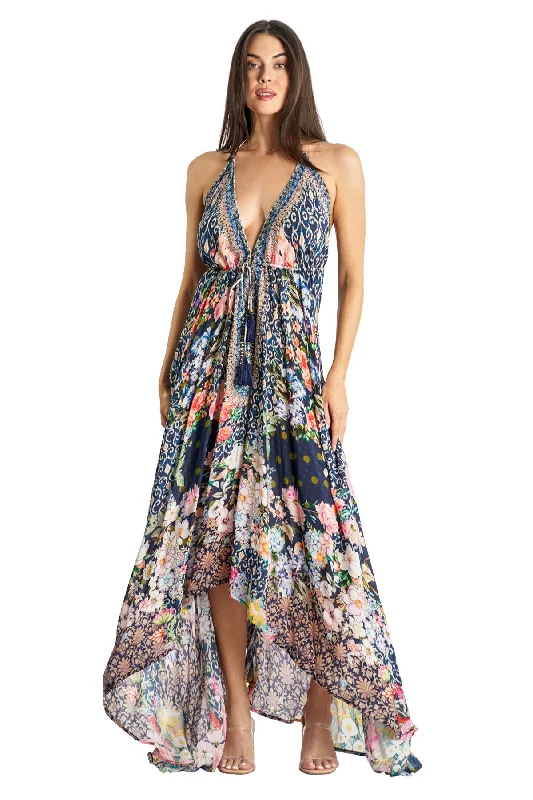 Archie Halter Maxi Dress