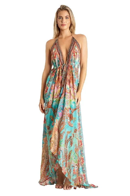 Cassini Halter Maxi Dress