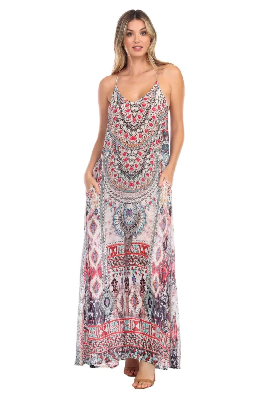 Lizzy T-Back Maxi Dress