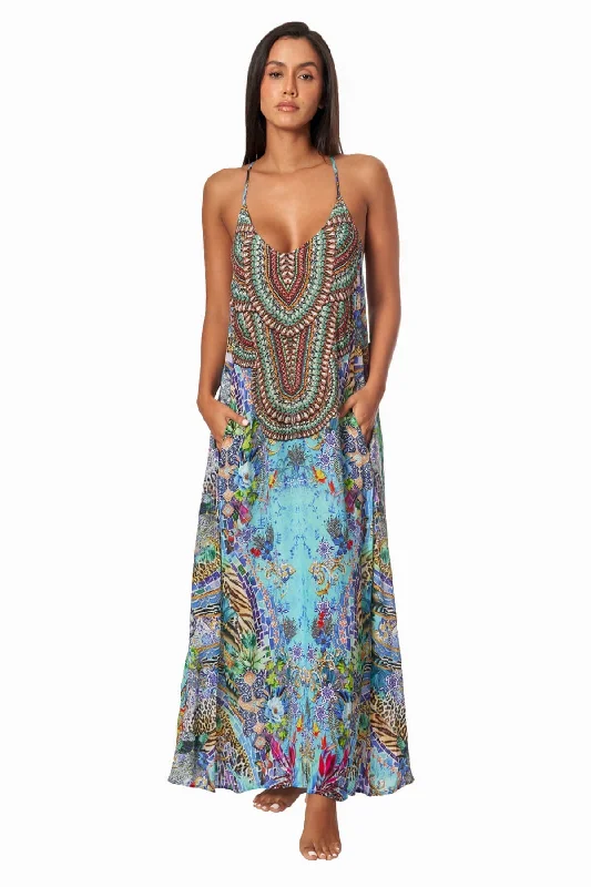 Helena T-Back Maxi Dress