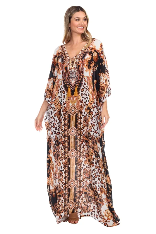 Matilda Long Lace Up Kaftan