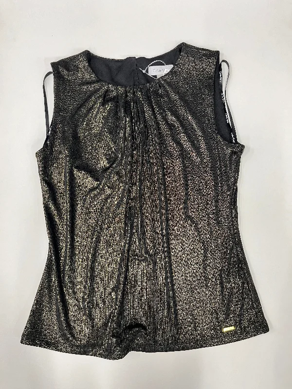 Blouse Sleeveless By Calvin Klein NWT Size: S