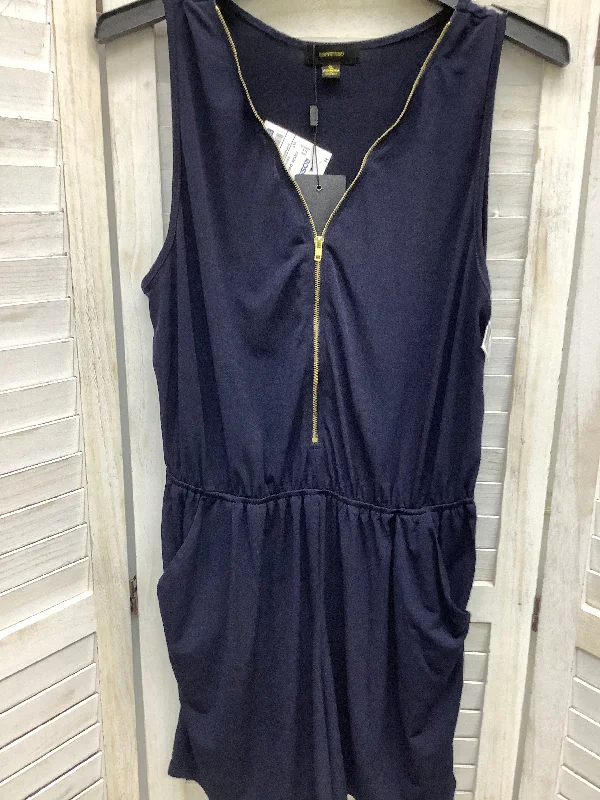 Navy Romper Espresso, Size Xl