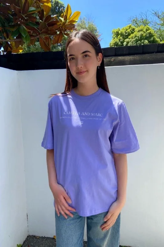 Camilla and Marc Floyd Tee - Lavender