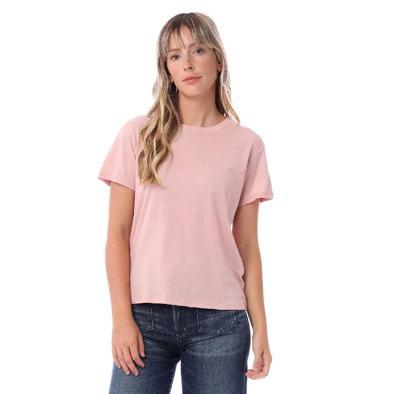 Organic Modern Crew T-Shirt (Rose Quartz)