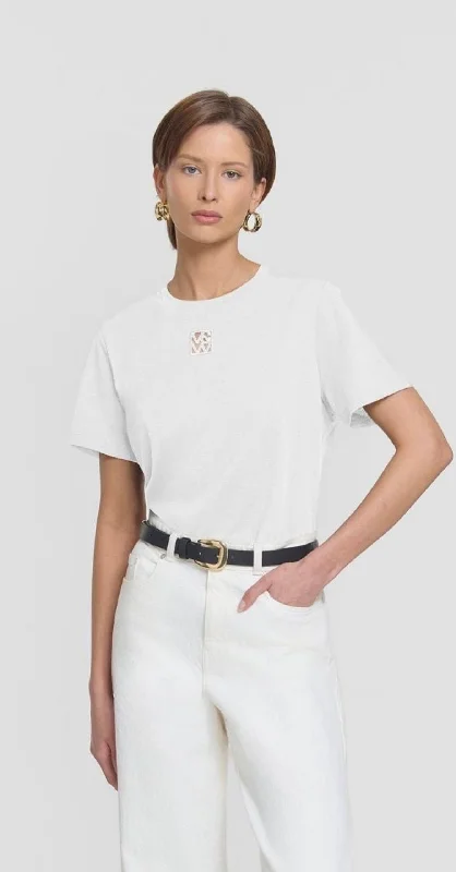 Viktoria & Woods V&W Cut Out Tee - Ivory