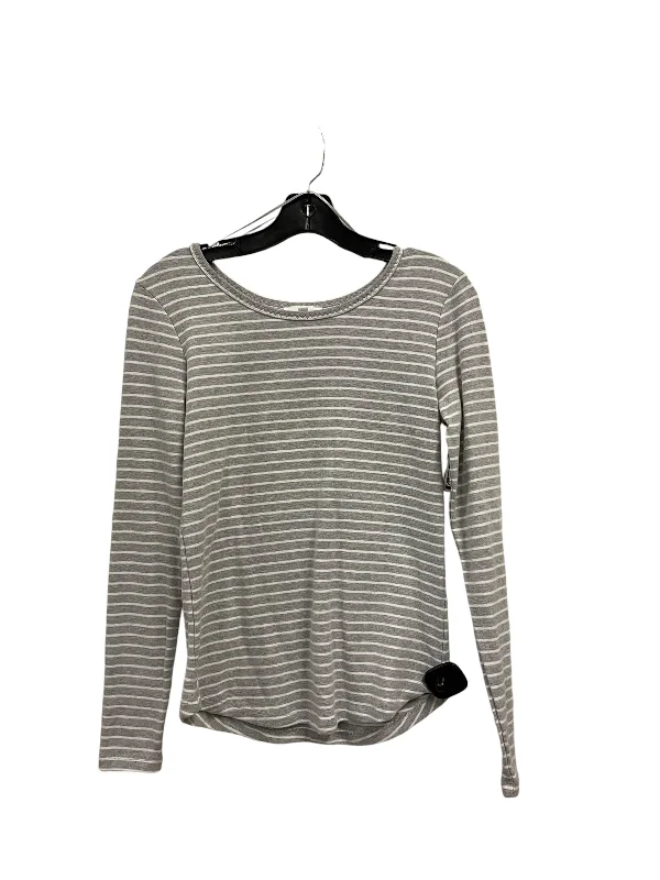 Top Long Sleeve By A Loves A In Grey, Size: S