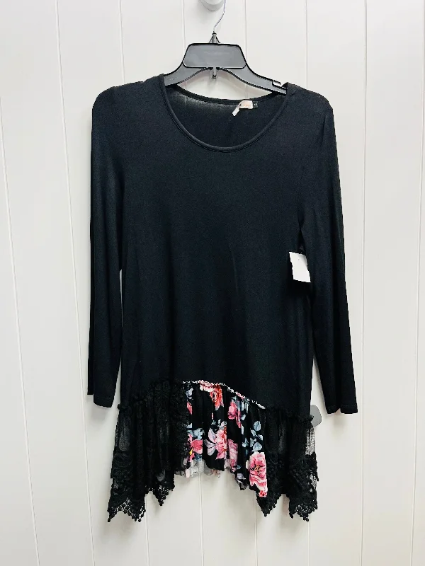 Top Long Sleeve By Clothes Mentor In Black, Size: S