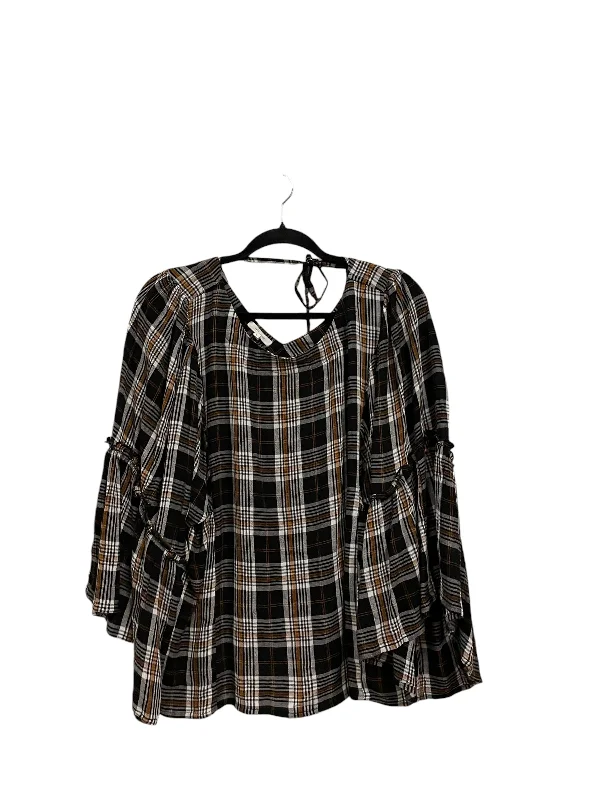 Top Long Sleeve By Maurices In Black, Size: L