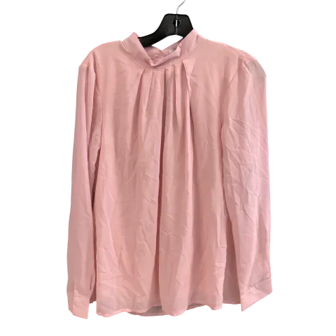 Top Long Sleeve By SOTEER In Pink, Size: M